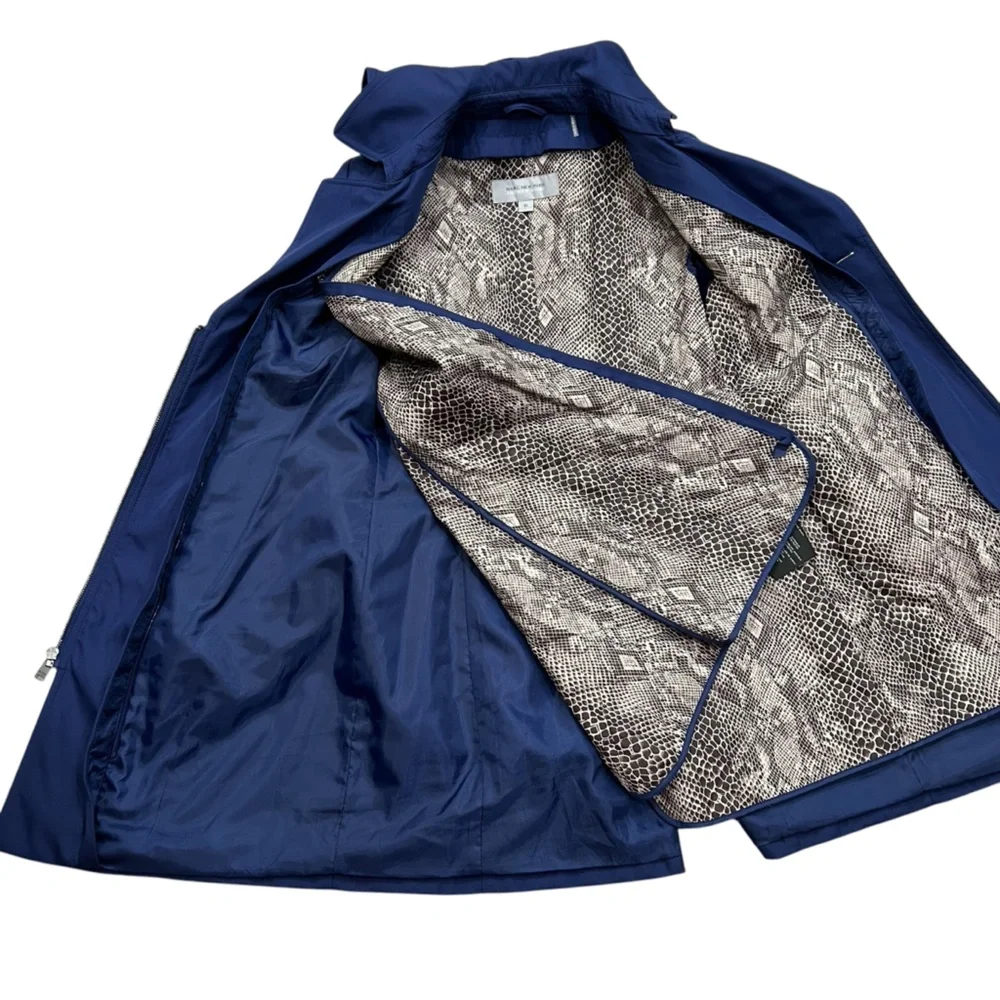 NWOT Marc New York Andrew Marc Lined Trench Coat - Picture 7 of 14